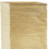 25" Natural Solid Wood And Silver Metal Table Lamp Beige Paper Shade