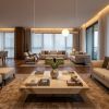 Gold And White Kitchen Island Metal LED Chandelier