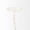 Whitewash Beaded Hanging Chandelier