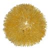9" Gold Flush Mounted Sconce