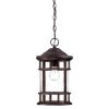 Black Lantern Seeded Metal Dimmable Chandelier With Clear Shades