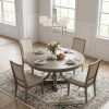Silver Candle Style Five Light Metal and Crystals Dimmable Chandelier With White Shades