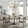 Bronze Sputnik Twelve Light Frosted Metal Dimmable Chandelier With Off White Shades