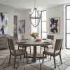 Ash Gray Candle Style Three Light Metal Dimmable Chandelier