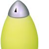 11" Yellow And Silver Acrylic And Metal Rocket Shaped Bedside Lamp