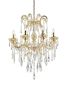 Candle Style Empire Transparent Glass Led Ceiling Light