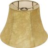 Brown Parchment Drum Lamp Shade