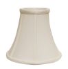 Off White Monay Shantung Silk Bell Lamp Shade