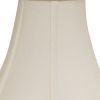 Off White Monay Shantung Silk Bell Lamp Shade