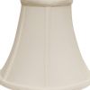 Off White Monay Shantung Silk Bell Lamp Shade