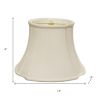 Cream Monay Shantung Silk Oval Lamp Shade