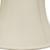 Cream Monay Shantung Silk Oval Lamp Shade