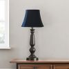 Black No Slub Innsbruck Square Lamp Shade