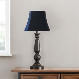 Black No Slub Innsbruck Square Lamp Shade