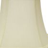 14" Ivory Slanted Rectangle Bell Monay Shantung Lampshade