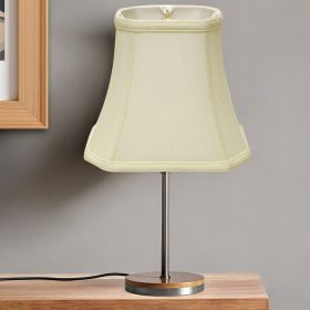16" Ivory Slanted Rectangle Bell Monay Shantung Lampshade