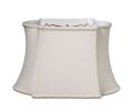 Cream Shantung Silk Oval Lamp Shade
