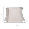 Cream Shantung Silk Oval Lamp Shade