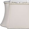 Cream Shantung Silk Oval Lamp Shade