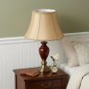 Gold Shantung Silk Oval Lamp Shade