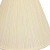 15" Ivory Deep Cone Slanted Broadcloth Lampshade