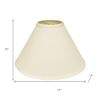 Ivory No Slub Innsbruck Cone Lamp Shade