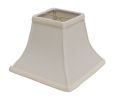 Ivory No Slub Innsbruck Square Lamp Shade