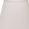 16" White Empire Deep Slanted No Slub Lampshade