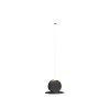 23" White Metal Leaning Stick LED Table Lamp