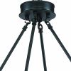 Black Candle Style Twelve Light Metal Dimmable Chandelier