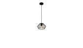 Black Unique Statement Metal Dimmable Chandelier With Black Shades