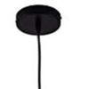 Black Unique Statement Metal Dimmable Chandelier With Black Shades