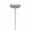 Silver Candle Style Multi Light Metal Dimmable Chandelier