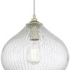 Silver Kitchen Island Metal Dimmable Chandelier With Clear Shades