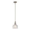 Nickel Kitchen Island Metal Dimmable Chandelier With Clear Shades