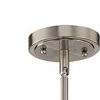 Nickel Kitchen Island Metal Dimmable Chandelier With Clear Shades
