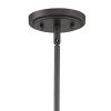 Gray Kitchen Island Metal Dimmable Chandelier With Silver Shades