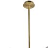 Antiqued Brass Sputnik Four Light Metal Chandelier With Clear Shades