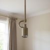 Nickel Bulb Metal Chandelier