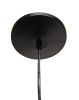 Black Bulb Three Light Metal Chandelier