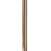 18" Gold Bedside Lamp With Novelty Shade
