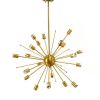 Gold Multi Light Metal Dimmable Chandelier