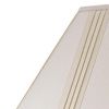 Off White Linen Pleated Empire Lamp Shade