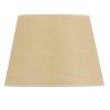 Tan Linen Plain Drum Lamp Shade