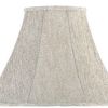 Light Gray Linen Plain Bell Lamp Shade