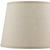 Light Brown Burlap Plain Drum Lamp Shade