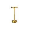 11" Gold Round Lamp Base