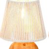 8" Brown Novelty Desk Lamp With Novelty Shade