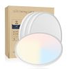 16inch Flush Mount Ceiling Light, 32W 3520LM 5CCT Selectable, Dimmable LED Ceiling Light Fixture for Kitchen Bedroom Living Room