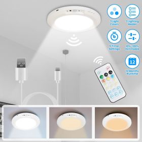 Magnetic USB Rechargeable Ceiling Light with PIR Motion Sensor